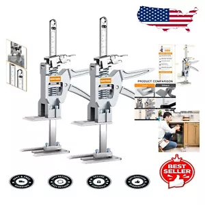 Labor-Saving Multifunctional Construction Jack - 400 lbs Capacity, 10' Lift - Picture 1 of 9