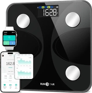 Scale for Body Weight and Fat Percentage, RunSTAR Digital Accurate Bathroom S... - Picture 1 of 6