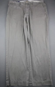 Pantalones chinos Polo Ralph Lauren Preston para hombre gris algodón talla 36x30 (Sr 36x28) - Imagen 1 de 8