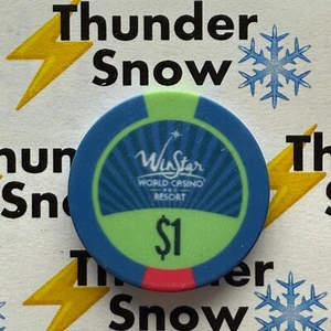 ⚡️❄️ Chip de casino 😳 $1 Winstar⚡️❄️⚡️❄️⚡️❄️ - Imagen 1 de 2