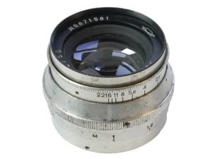 Krasnagorsk 50mm f2 Jupiter-8 coated, chrome, L39 Leica Rangefinder Coupled - Picture 1 of 4