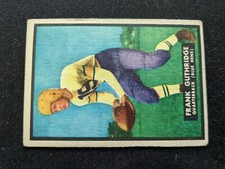 1951 Topps Magic Football Card # 8 Frank Guthridge - Delaware Fightin' (VG/EX)