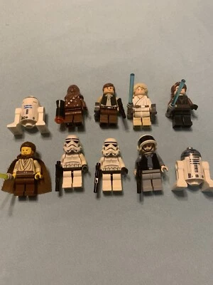Lote de 10 minifiguras Lego Star Wars de varios conjuntos/años.  Leer descripción. Foto 1 de 4