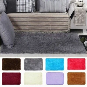 Fluffy Large Rugs Anti-Slip HAIRY RUG Soft Carpet Mats Living Room Floor Bedroom - Picture 1 of 22