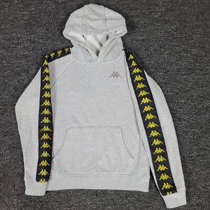 Kappa Hoodie Boys 12 Gray Long Sleeve Logo School Casual Outdoor Play Pullover - Picture 1 of 9