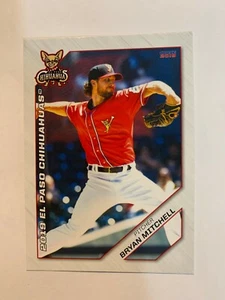 Bryan Mitchell 2019 El Paso Chihuahuas Team Card - Picture 1 of 1