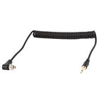 3.5mm to Male PC Flash Sync Cable Screw Lock for Trigger Studio Light -dx