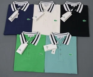 Lacoste Classic Fit Polo Shirt Men's Short Sleeve 95% Cotton NWT - Picture 1 of 13