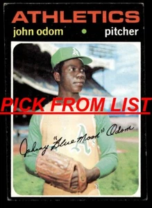 1971 Topps 221-523 VG-EX Pick From List All PICTURED dd6 - Picture 1 of 381