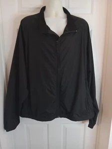 Duluth Trading Co Black Men Windbreaker Jacket  Size 3XL Zippers Light  - Picture 1 of 17