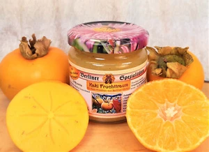(23,57€/kg) Berliner Kaki (Persimon Sharon) Fruchtaufstrich, m Tonkabohne, 210g - Bild 1 von 3