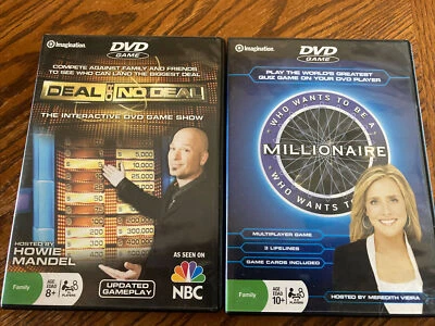 Deal Or No Deal & Who Wants To Be A Millionaire 2 For 1 Interactive DVD Games - Image 1 of 4