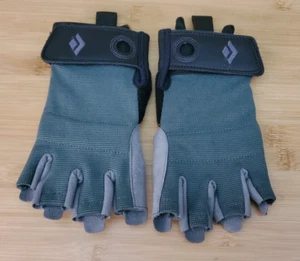 Black Diamond Women's Crag Half Finger Gloves Large (Raging Sea) - Picture 1 of 6