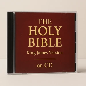 King James Bible on CD – Full KJV Audiobook & Text – Christian Gift - Picture 1 of 1