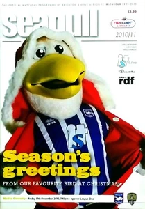 Brighton & Hove Albion v Notts County 17/12/2010 PP. League One. NEW. VERY RARE. - Picture 1 of 1