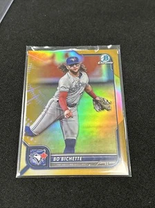 2022 Bowman Chrome Gold 50/50 Bo Bichette #81 Toronto Blue Jays - Foto 1 di 3