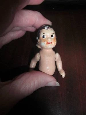 Japan ~ Vintage Cute Googly Eyed Little Boy 2-3/8" — 第 1/4 张图片