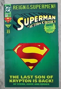 Superman DC Comics (June 1993) Last Son of Krypton is Back; Poster Die-Cut Cover - Picture 1 of 4