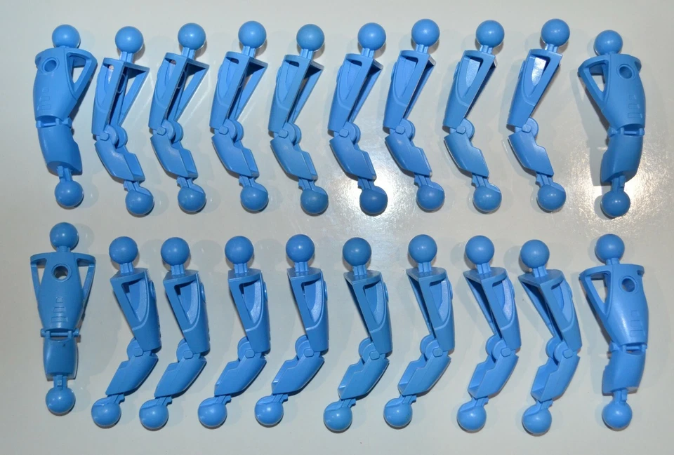 LEGO Bionicle MEDIUM BLUE PN 43557 Toa Nuva Leg Section QTY 20 - Image 1 of 1