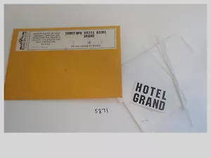 Downtown Deco HO Scale DD 300 Series HOTEL GRAND Rooftop Sign Kit #5871 - Bild 1 von 2