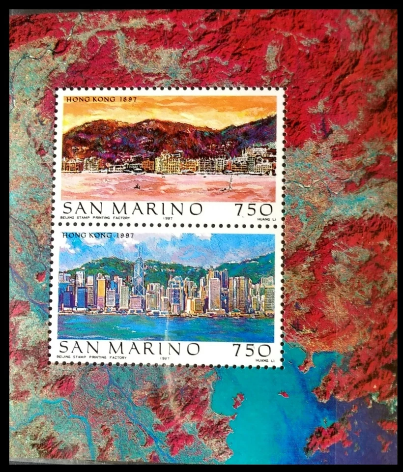 117. SAN MARINO 1997 STAMP M/S . MNH - Image 1 of 1