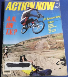 ACTION NOW MAGAZIN-AUG 1981-ANNIV AUSGABE-JAG BMX 500-VAN HALEN-NEIL BLEN-VINTAGE - Bild 1 von 6