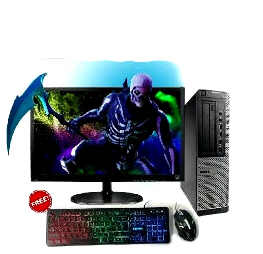 Gaming DELL FULL COMPUTER WINDOWS11 Core i3 8GB 256GB SSD 19" Monitor - Image 1 of 2