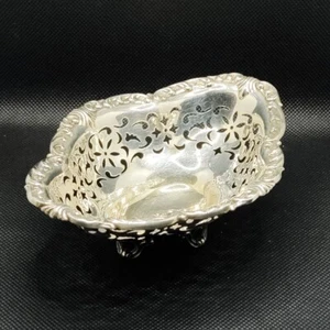 Bandeja de plato vintage Gorham de plata esterlina A1512 tuerca perforada caramelo - Imagen 1 de 12