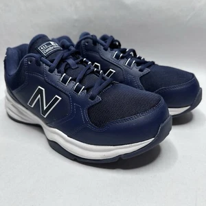 New Balance Men’s 8.5 Navy Blue/White 411 ComfortRide Sneakers MA411LB1 - Picture 1 of 12