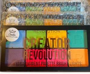 3 Pack-Makeup Revolution Creator Revolution Hydra Pigment Palette Bright Lights - Picture 1 of 5