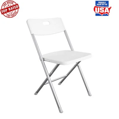 Silla Plegable de Resina Interior/Exterior Uso Diario 225 Lbs Capacidad Portátil Duradera Foto 1 de 4