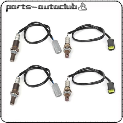 4pcs Upper & Lower Fits 2007 Infiniti G35 3.5L Oxygen O2 Sensor Air Fuel Ratio - Image 1 of 4