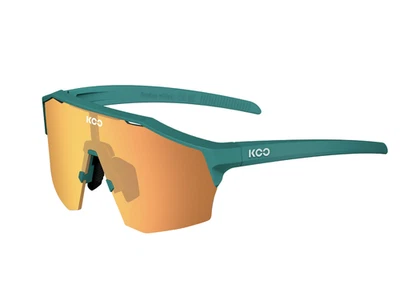 KOO Alibi Cycling Sunglasses - Persian Green Matt w/ Orange Lens - Image 1 of 2