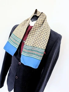 Bufanda de cachemira vintage para hombre, bufanda de noche de seda para caballeros años 60 corbata de ópera - Imagen 1 de 9