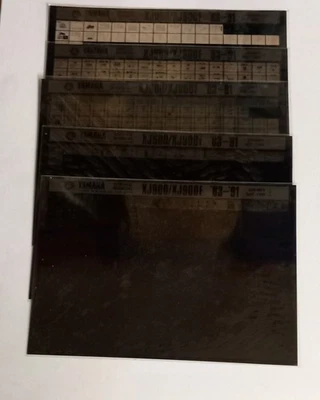 Yamaha XJ900/900 F Set Of New Old Stock Service Manuals (X5) 83-91 Microfiche. - Image 1 of 4