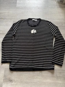 ICEBERG Felix the Cat Knit Sweater Black And White Size M-44 Made in Italy - Picture 1 of 12