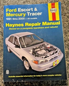 Repair Manual 36020 Haynes Publications Ford Escort Mercury Tracer 91 - 02 New - Foto 1 di 11