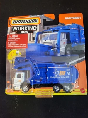 2024 火柴盒 Working Rigs 7/16 GARBAGE KING XL 蓝色近乎完好 — 第 1/2 张图片