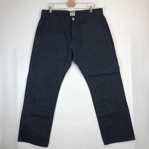 Kojima Genes Japan Work Pants Duck Fabric 40 Navy Double Knee Used JAPAN - Picture 1 of 10