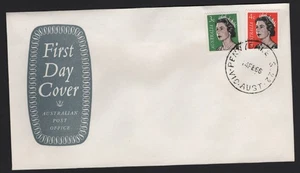 1966 Australia QE11 Queen Elizabeth 3c + 4c APO SHIELD FDC - Picture 1 of 1