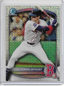Bowman Chrome Mega Roman Anthony #BCP-167 MOJO REFRACTOR 2025 Medias Rojas j74 - Imagen 1 de 2