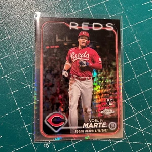 2024 Topps Chrome Update Prism #usc91 Noelvi Marte Rc  - Bild 1 von 2