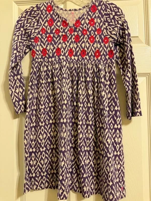 Vestido rosa pollo púrpura niñas talla 10 Foto 1 de 3
