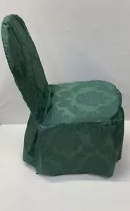 Chair Cover to fit Round Back Banqueting Chair in Green (Sold in packs of 4) - Picture 1 of 3