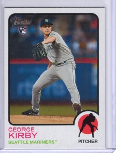 George Kirby 2022 Topps Heritage RC #677 Seattle Mariners - Picture 1 of 2