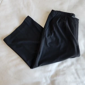 Talbots Damengröße 16 W schwarze Hose klassische Passform Stretch kurz geschnitten 22-Zoll-Innennaht - Bild 1 von 14