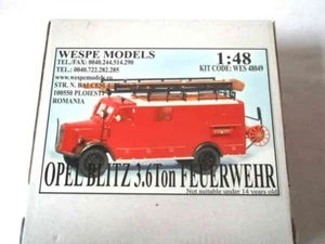 OPEL BLITZ 3.6T FEUERWEHR - Wespe Models Maßstab 1:48 - Resinbausatz 48049 - Bild 1 von 1