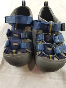 KEEN Newport H2 Sandal - Little Boys' - 1009919 - Blue Depths/Gargoyle - SIZE 7 - Picture 1 of 7