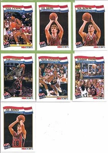 1991-92 NBA HOOPS  1984 OLYMPICS DREAM TEAM USA 7 card Lot - Picture 1 of 1