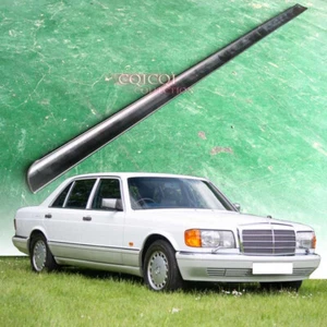 Matte Black Trunk Lip Spoiler For 1986~1990 MERCEDES BENZ w126 S class ◎ - Foto 1 di 2